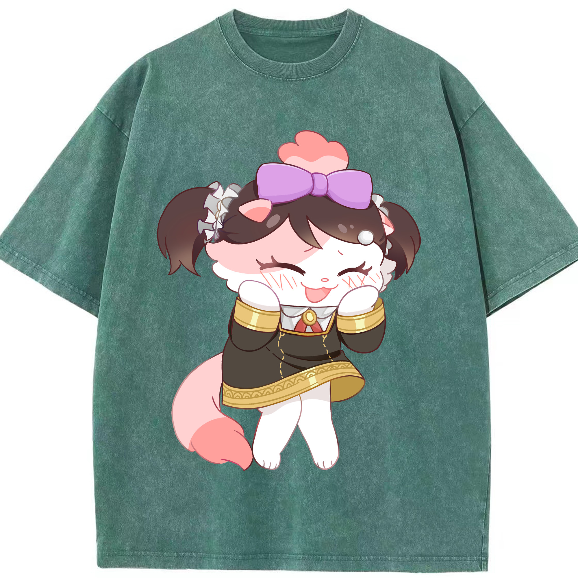 （画像用） SPY×FAMILY间谍家家酒 綿100% ヴィンテージ風 半袖Tシャツ（フロントプリント）